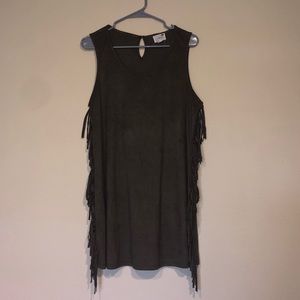 LA Hearts Fringed Dress